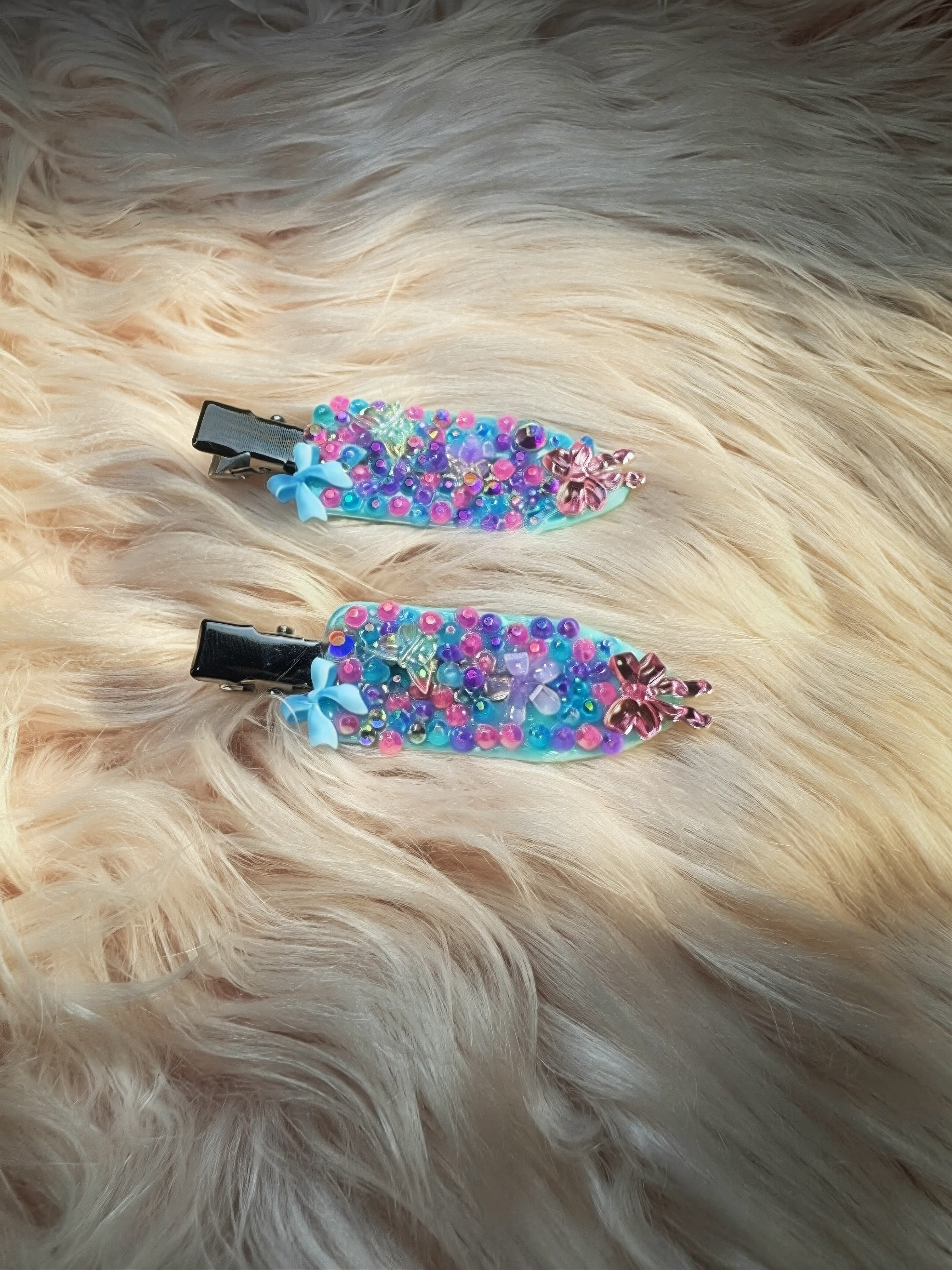 Blingy Creaseless hair clips