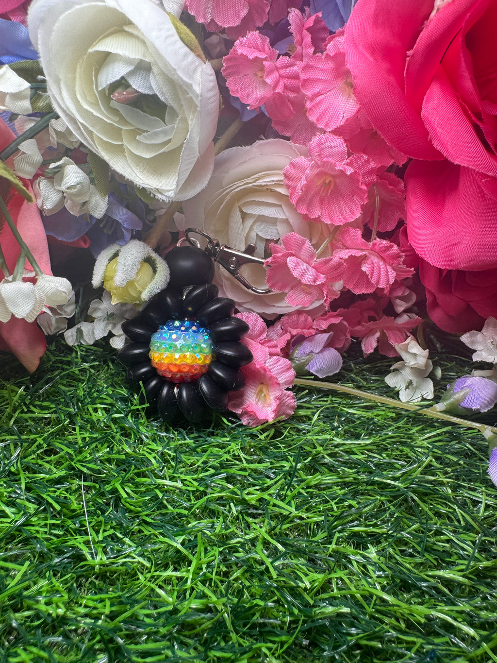 Flower Posie keychains