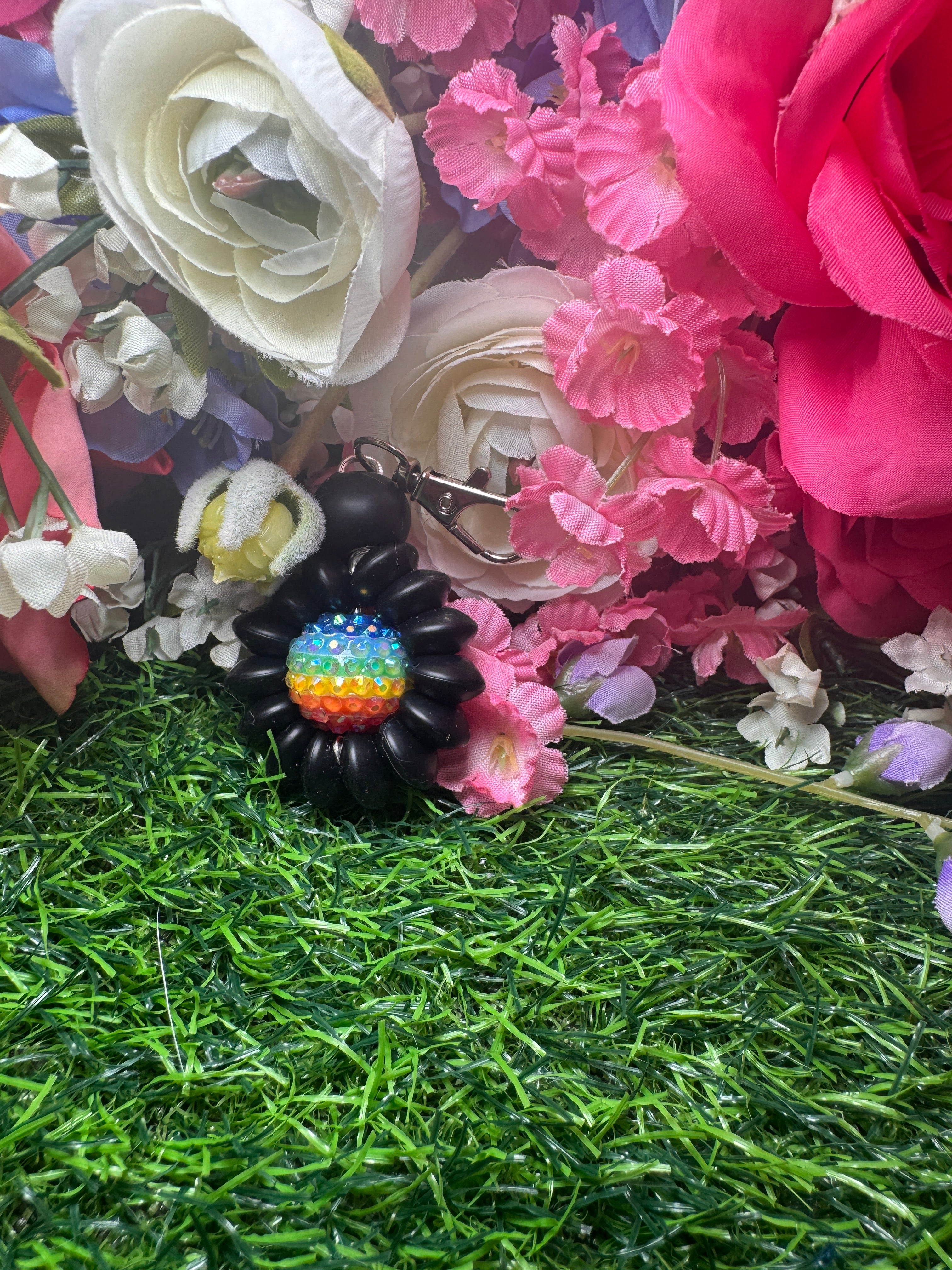 Flower Posie keychains