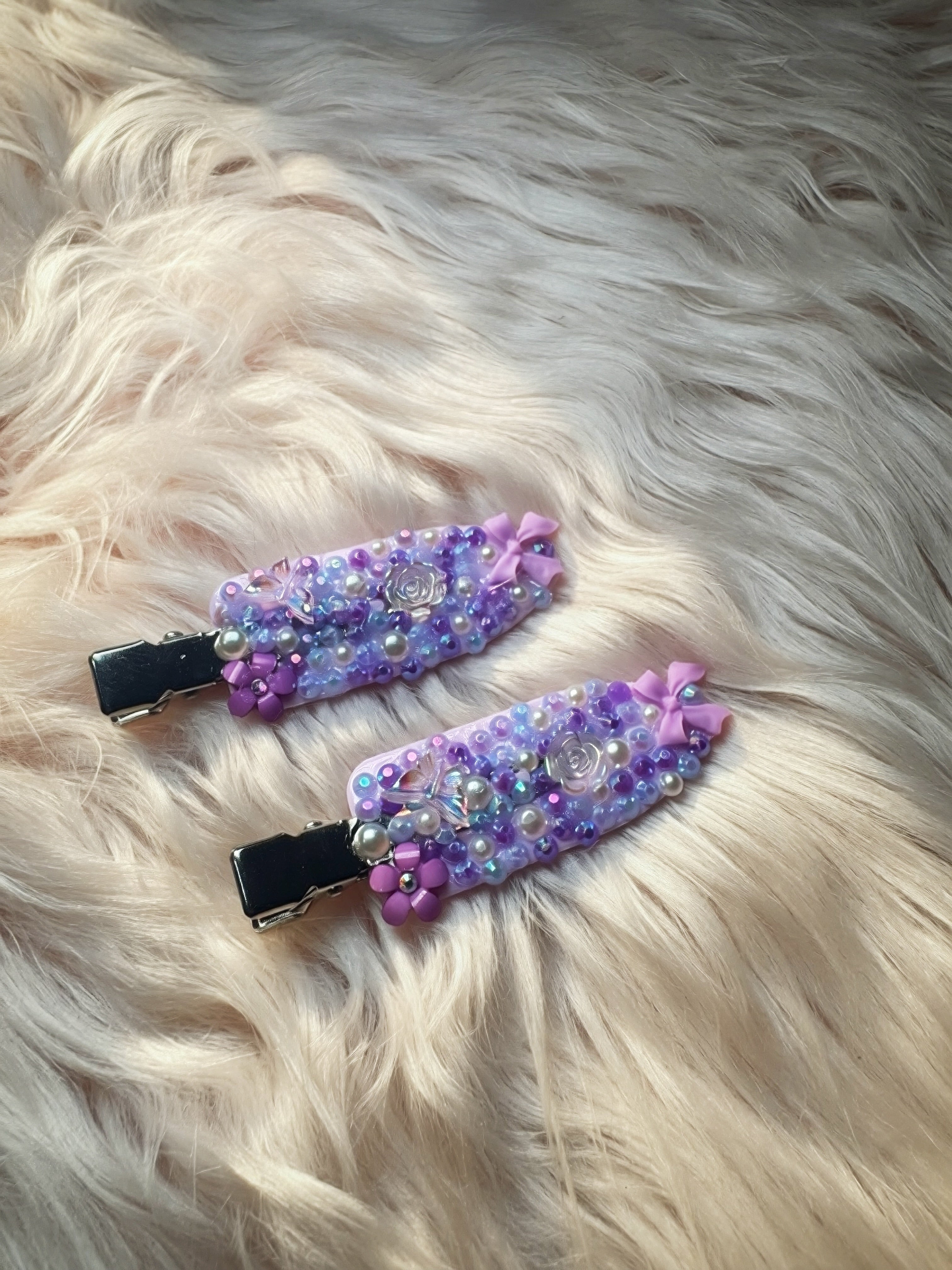 Blingy Creaseless hair clips