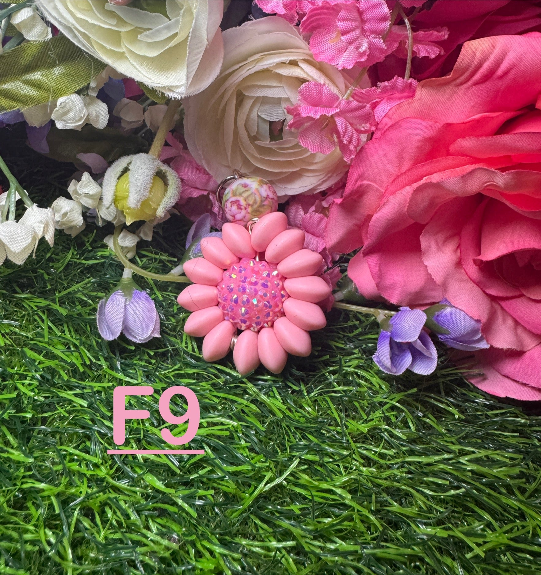 Flower Posie keychains