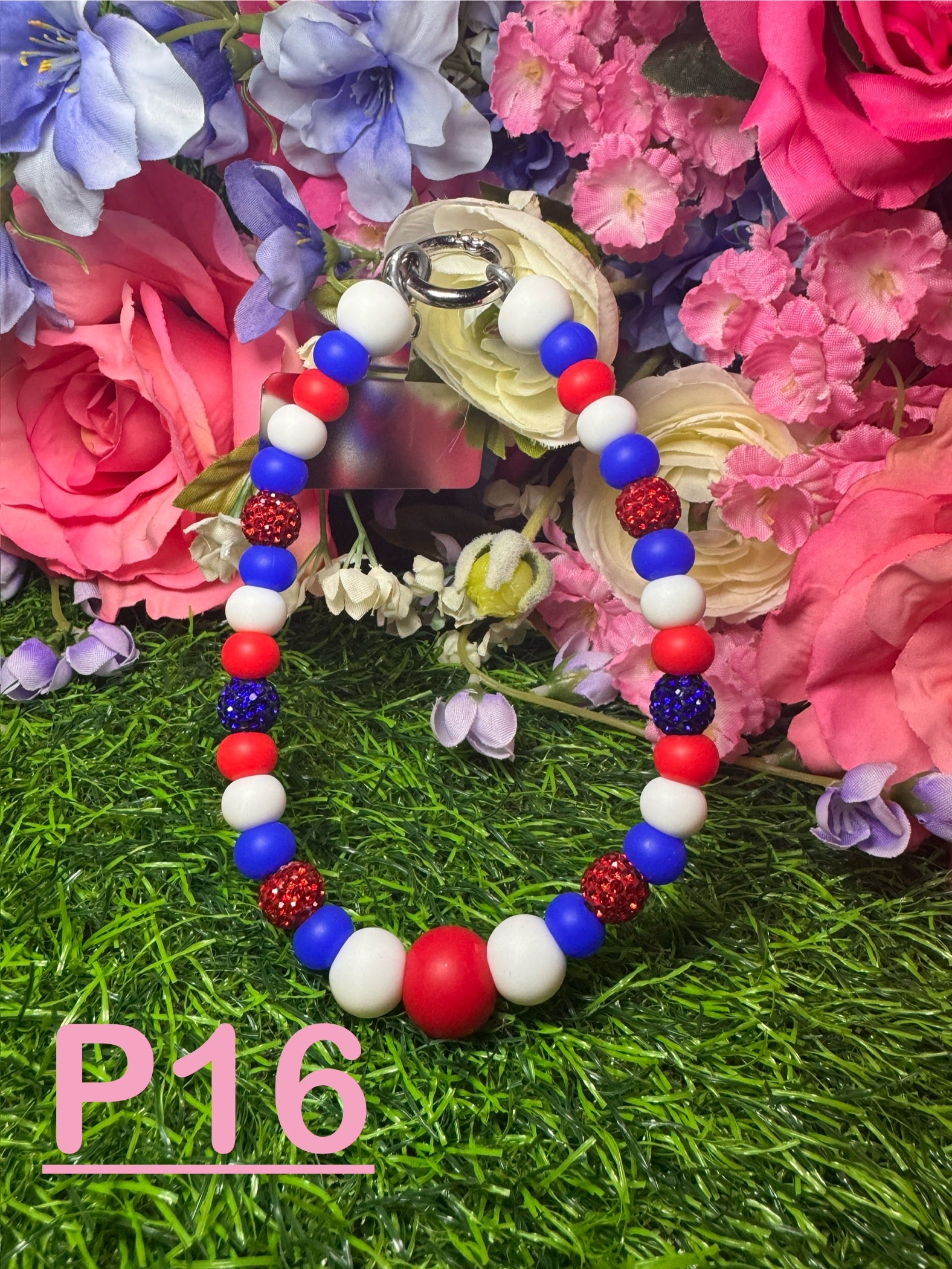 Phone charms w/metal 360 phone tab