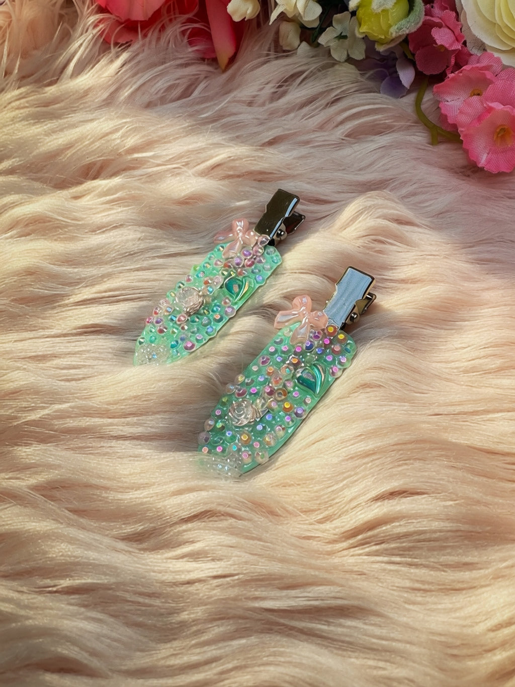 Blingy Creaseless hair clips