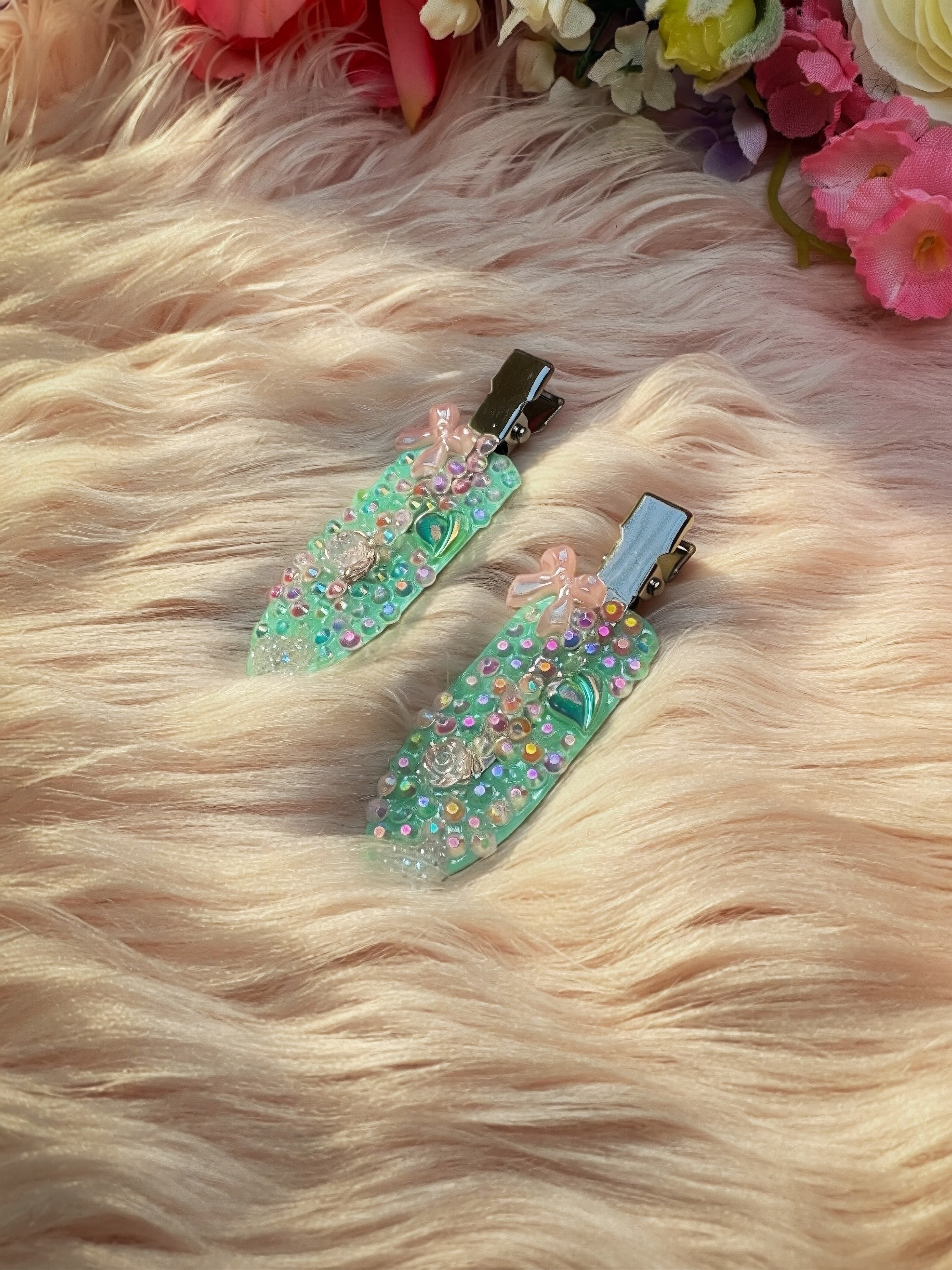 Blingy Creaseless hair clips