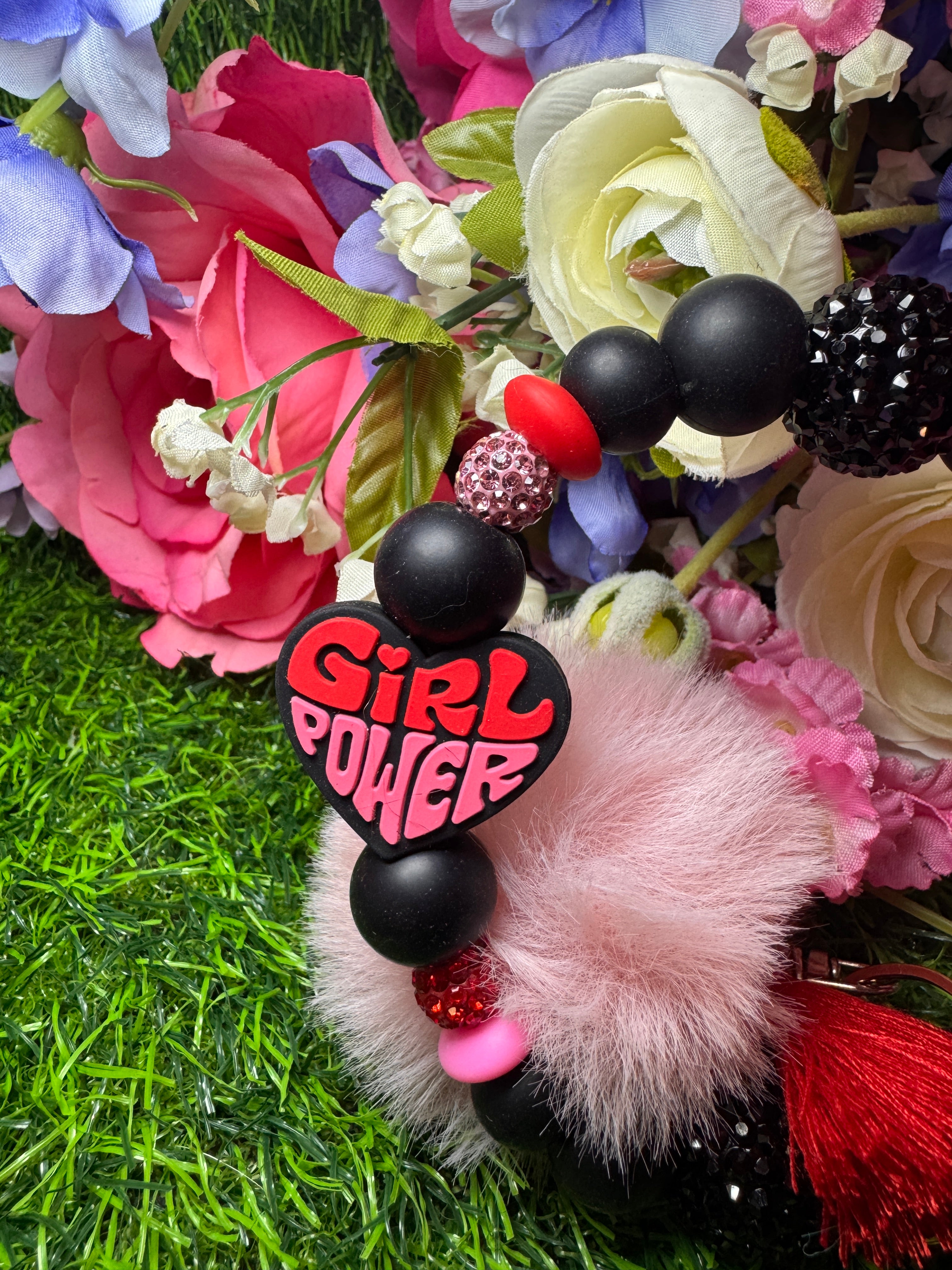 Girl power wristlet