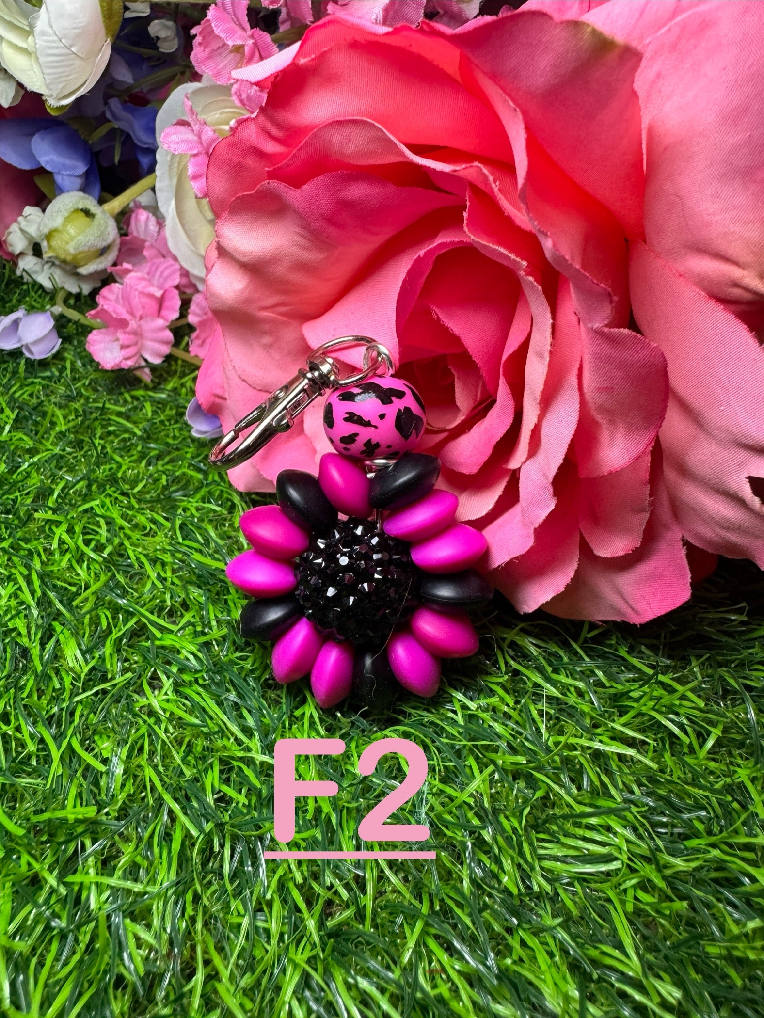 Flower Posie keychains