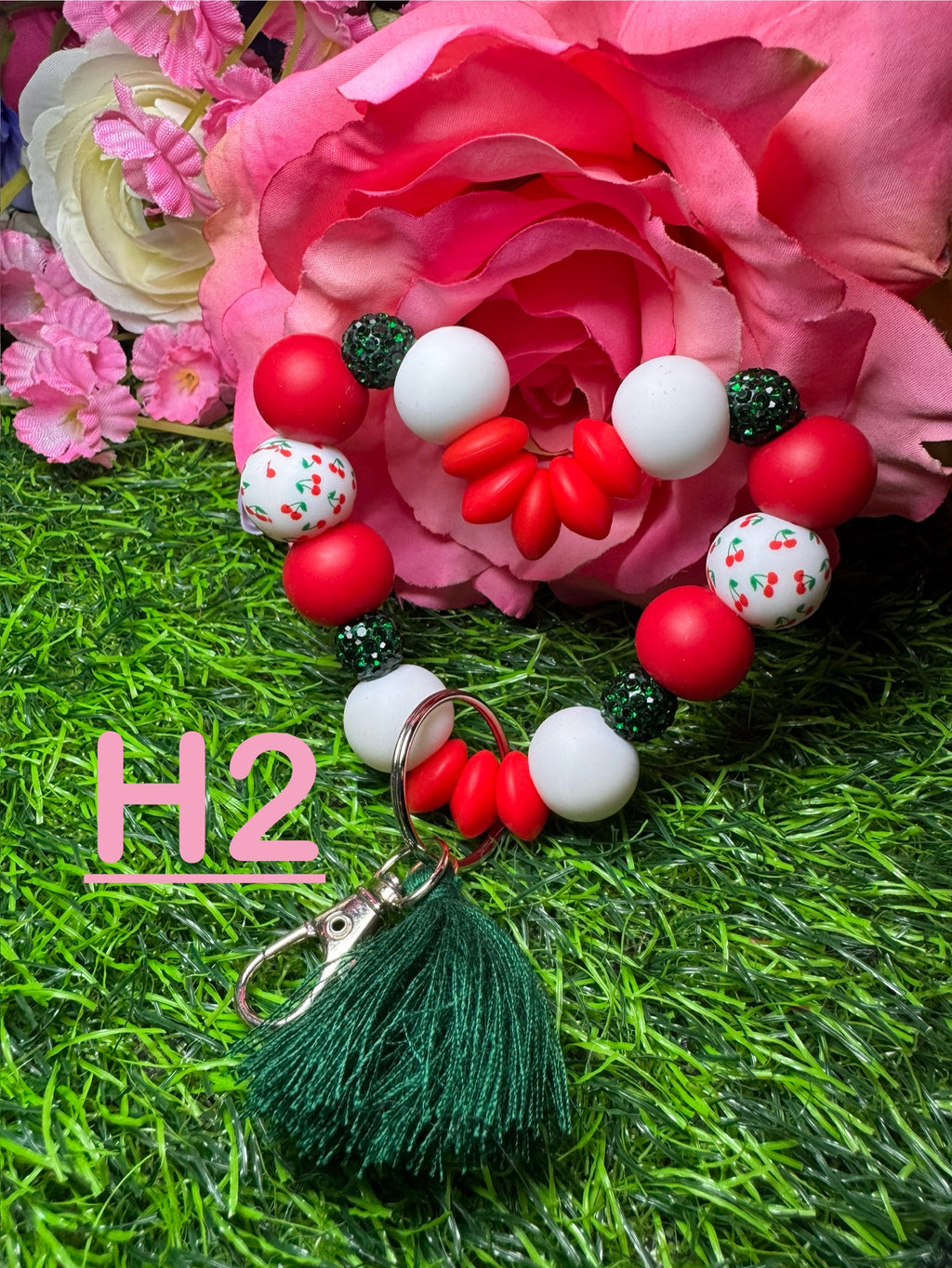 Mini heart keychains