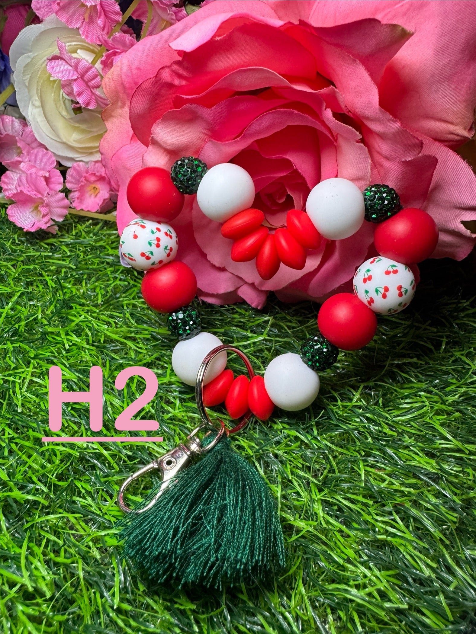 Mini heart keychains