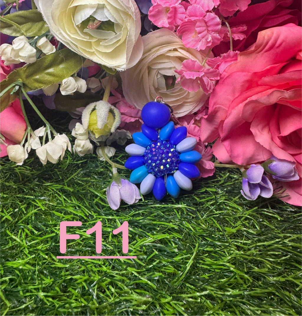 Flower Posie keychains
