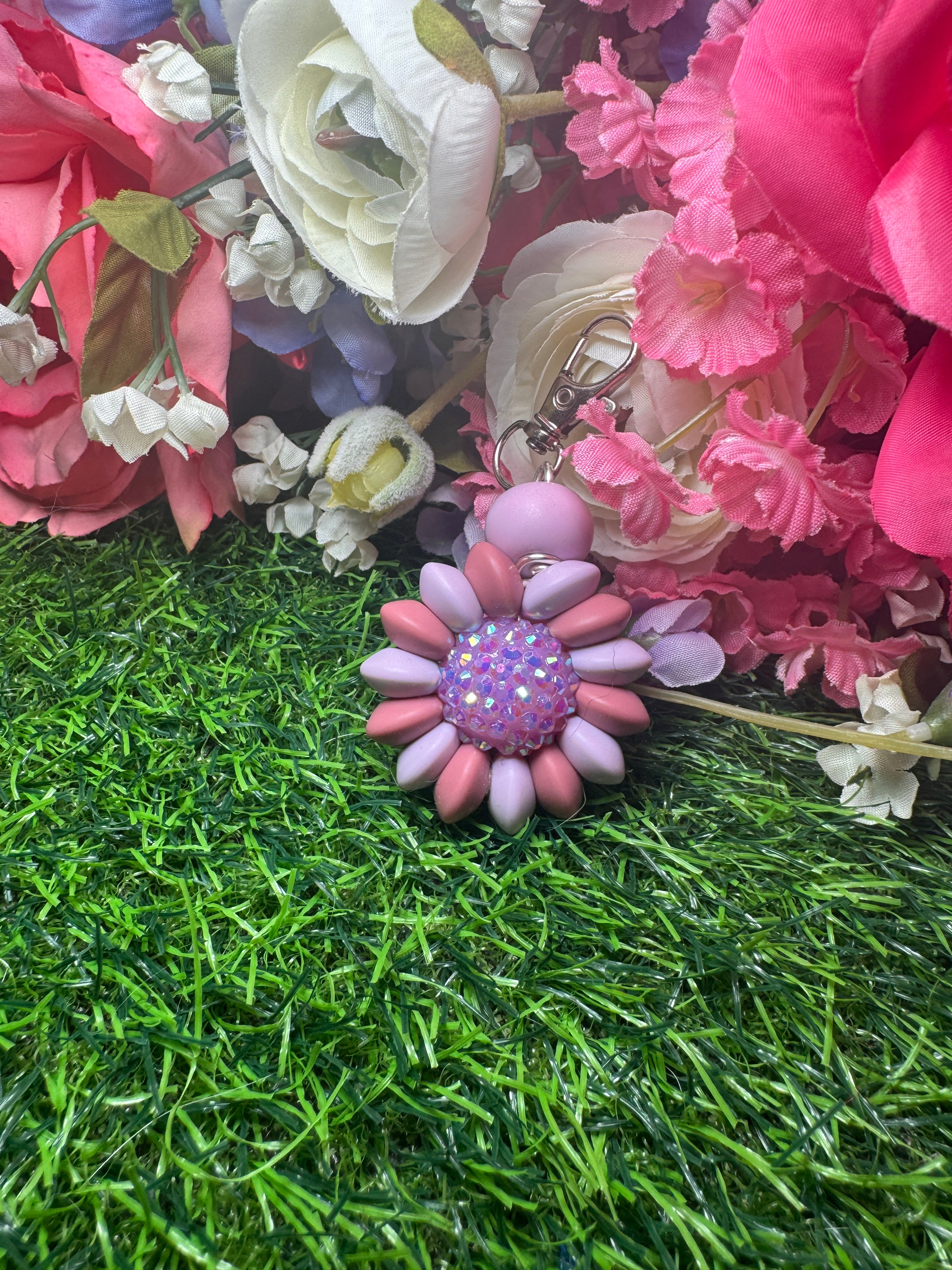 Flower Posie keychains