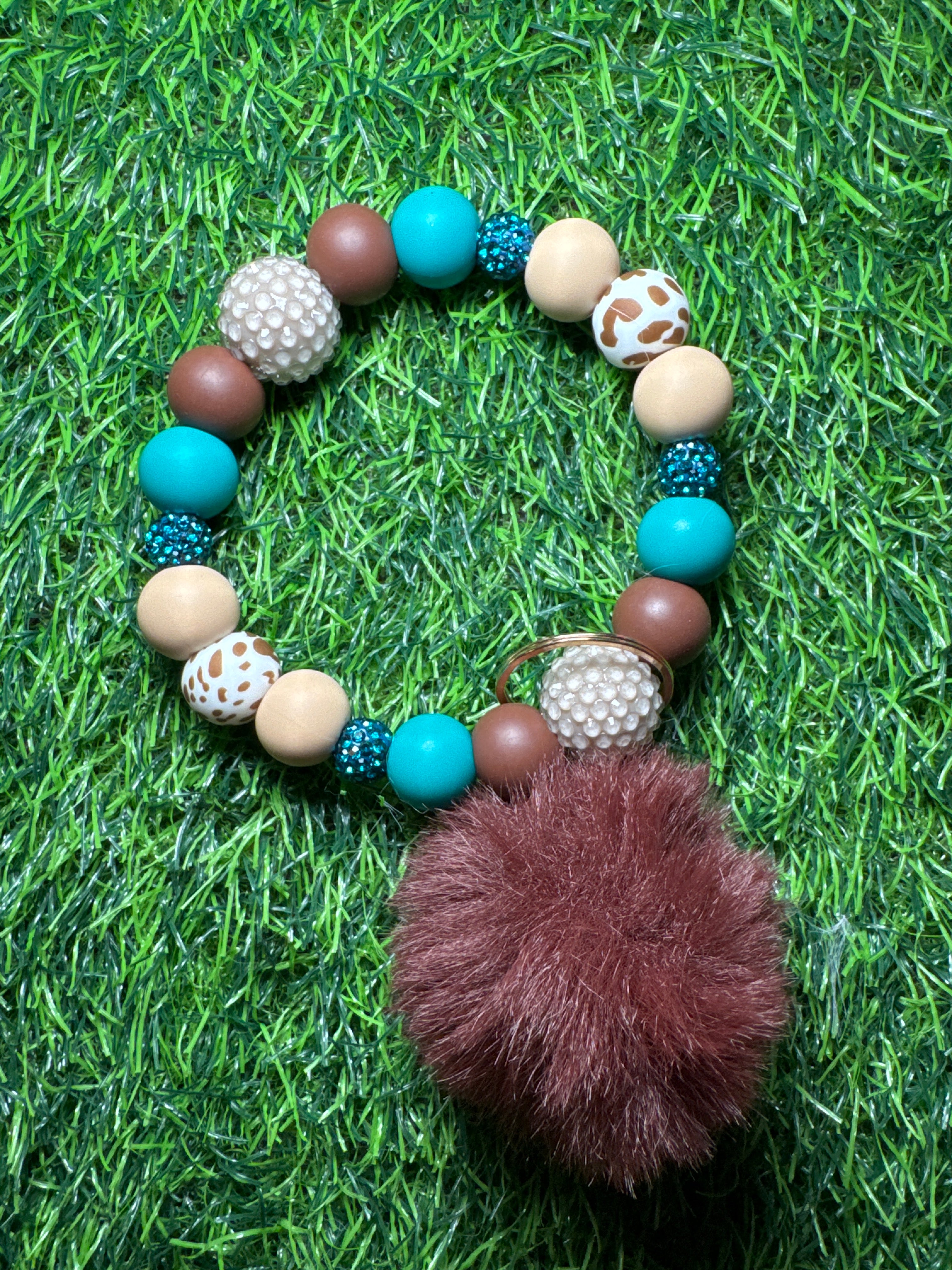 Western Chocolate wristlet