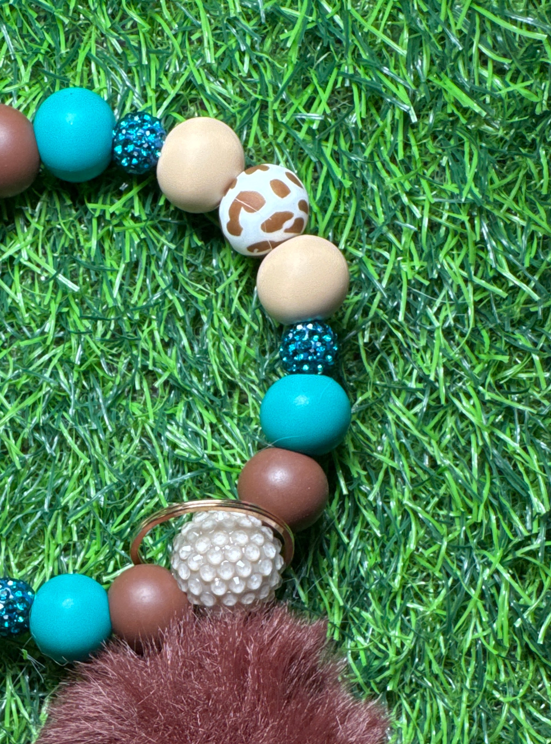 Western Chocolate wristlet