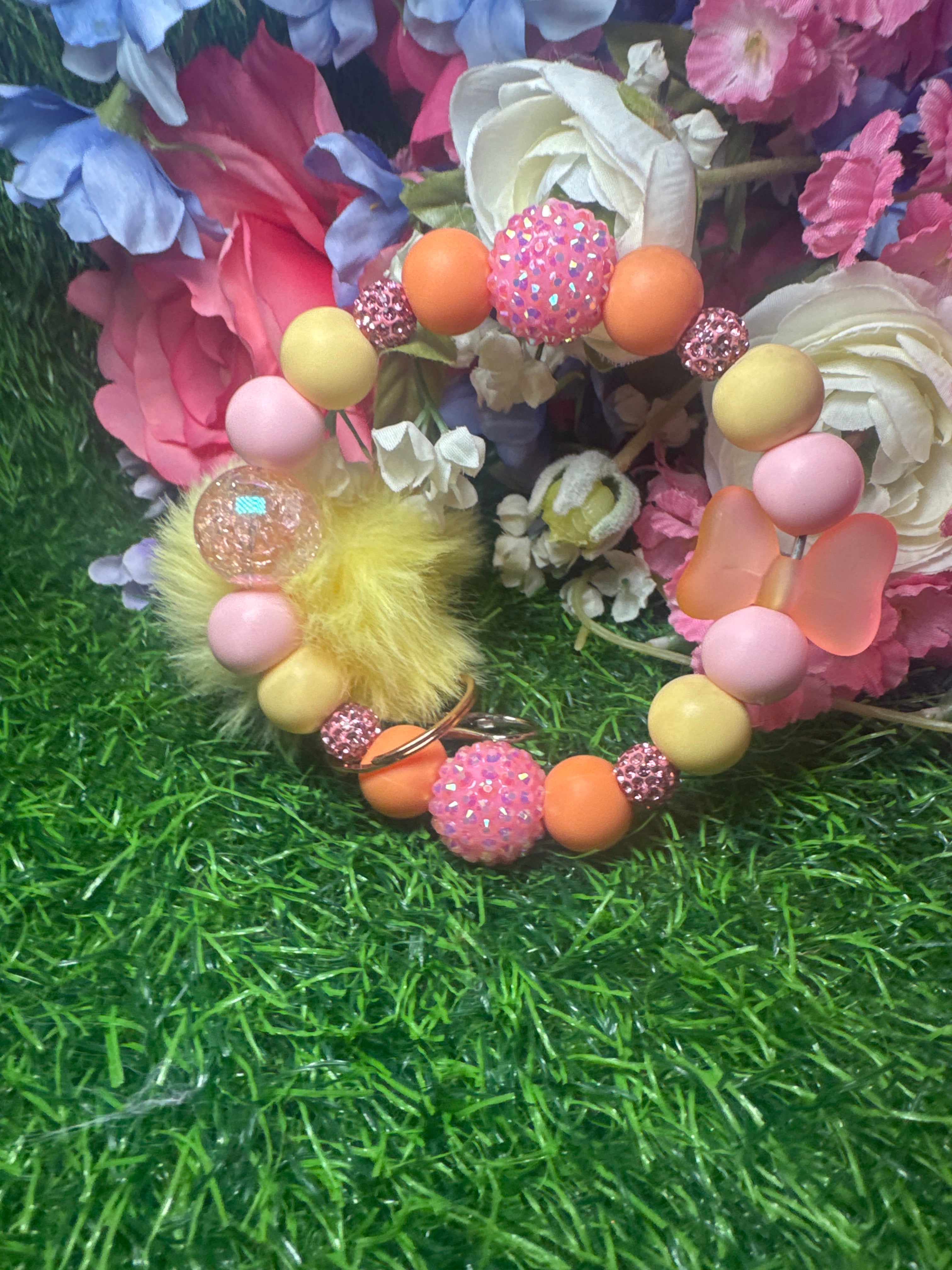 Pastel cutie wristlet