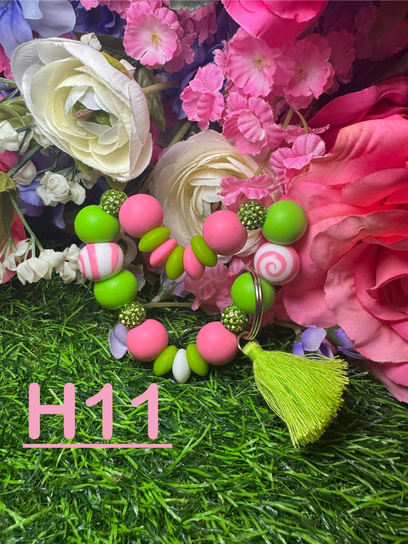 Mini heart keychains