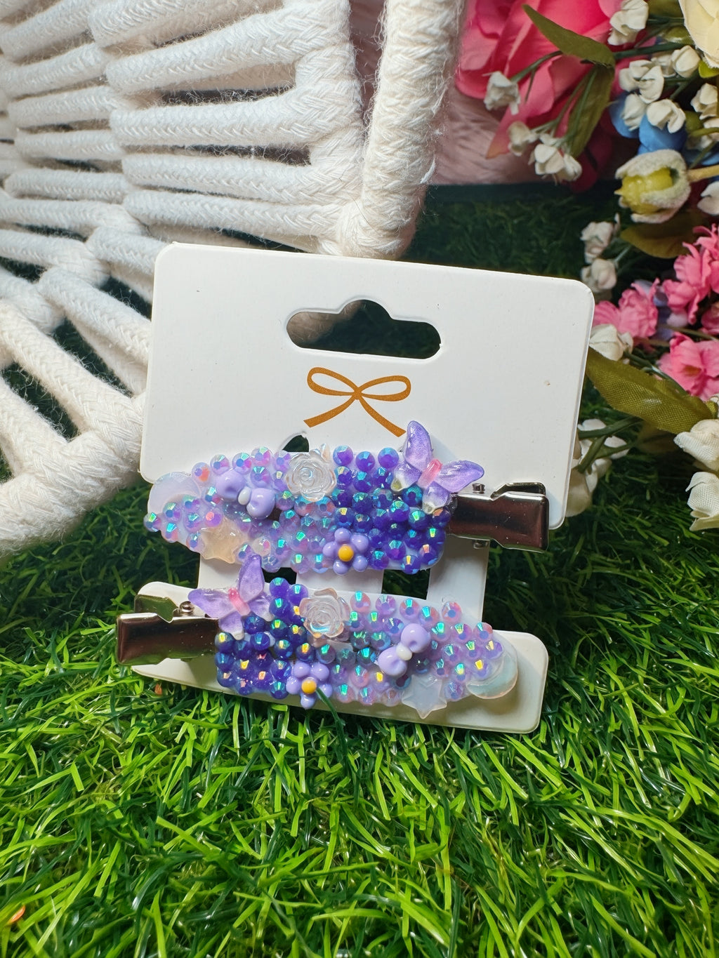 Blingy Creaseless hair clips