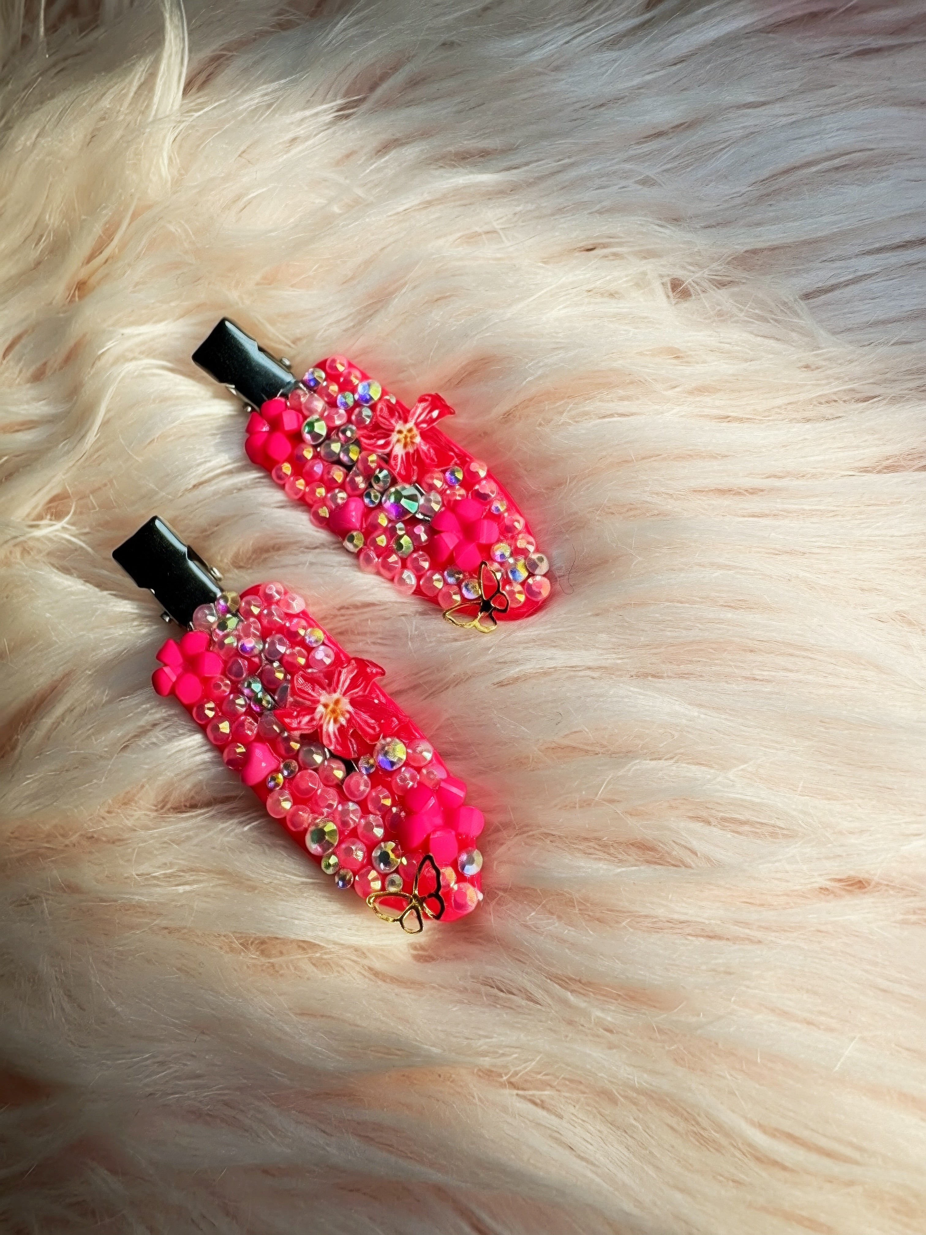 Blingy Creaseless hair clips