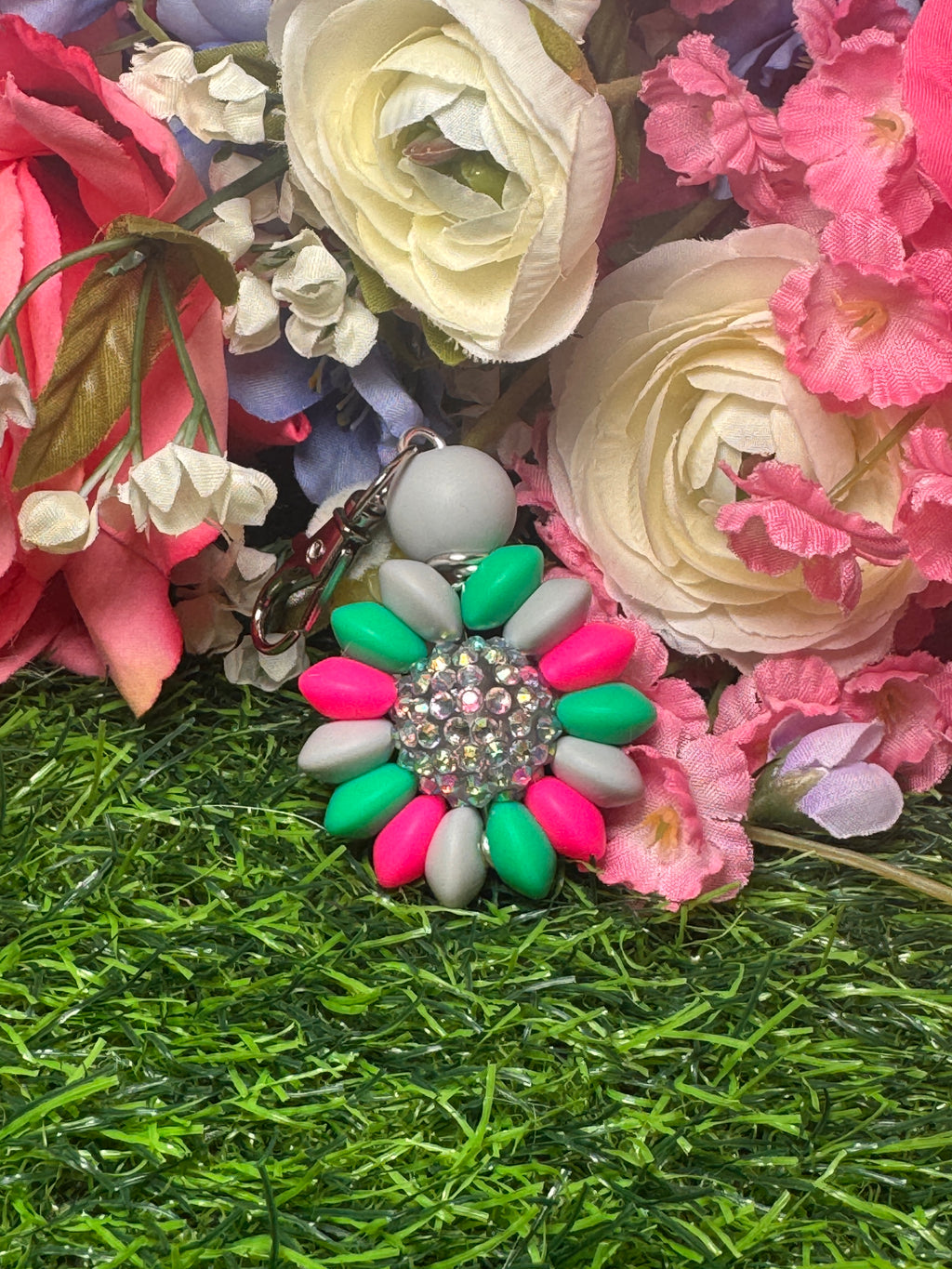 Flower Posie keychains