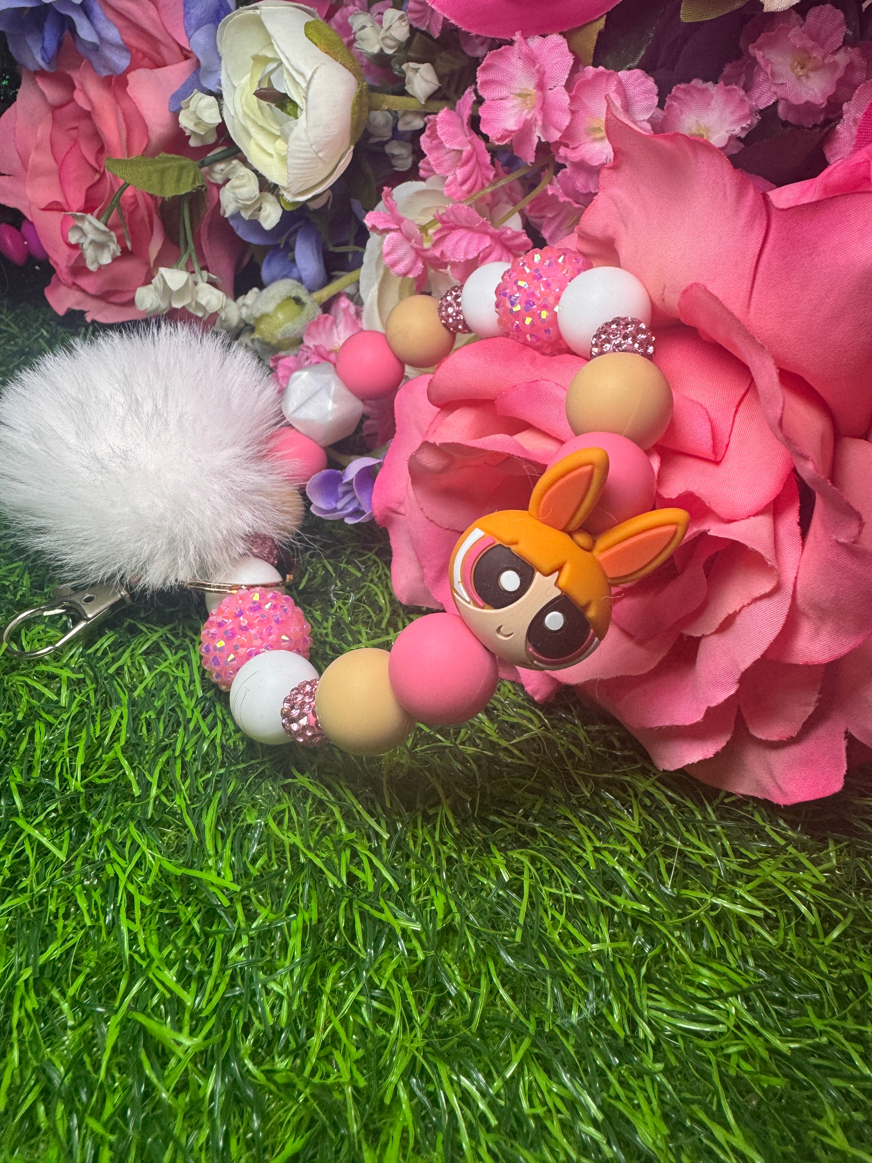 Pink puff girl