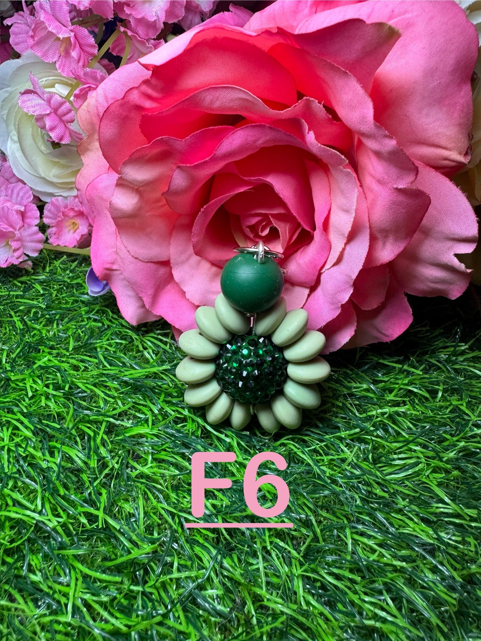 Flower Posie keychains