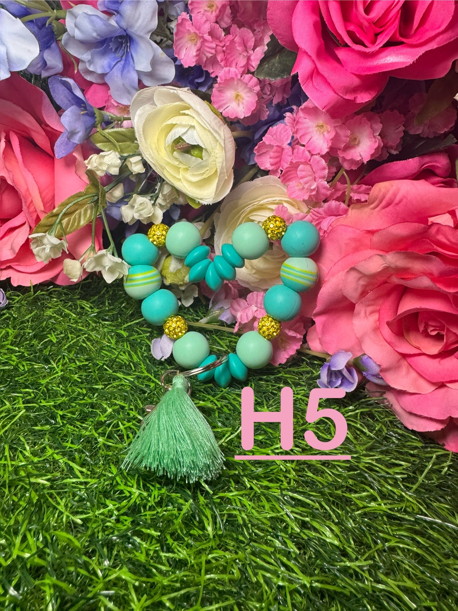 Mini heart keychains