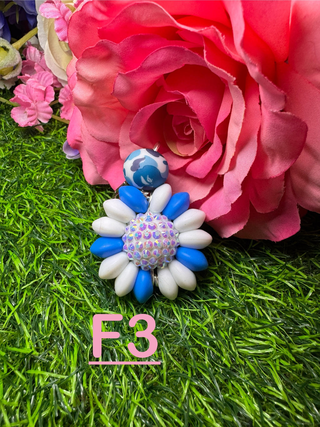 Flower Posie keychains