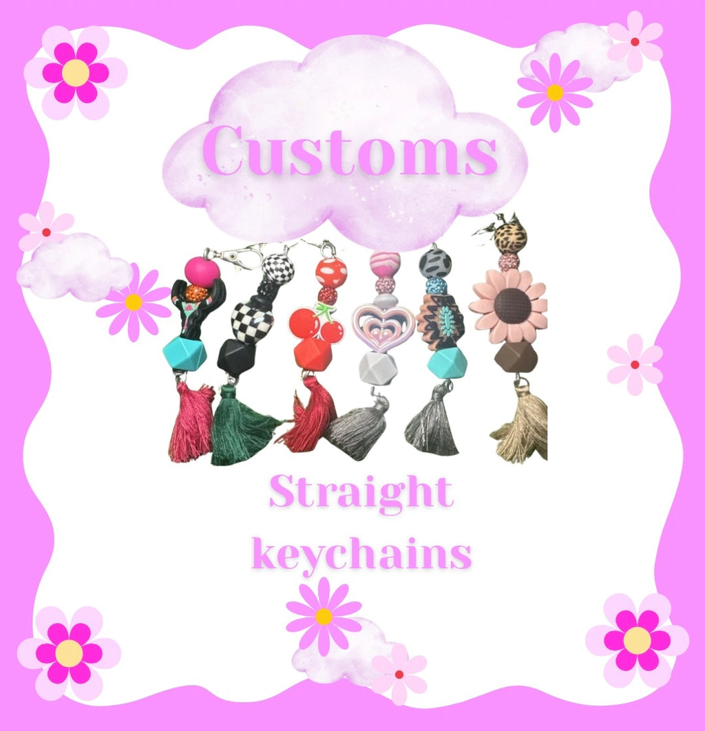 Custom Straight Keychains