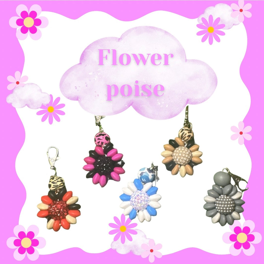 Flower Posie keychains