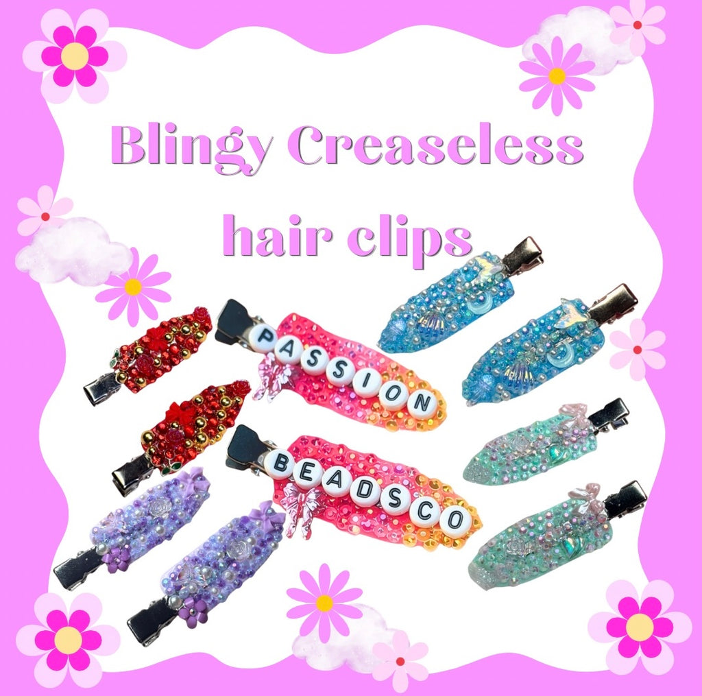 Blingy Creaseless hair clips