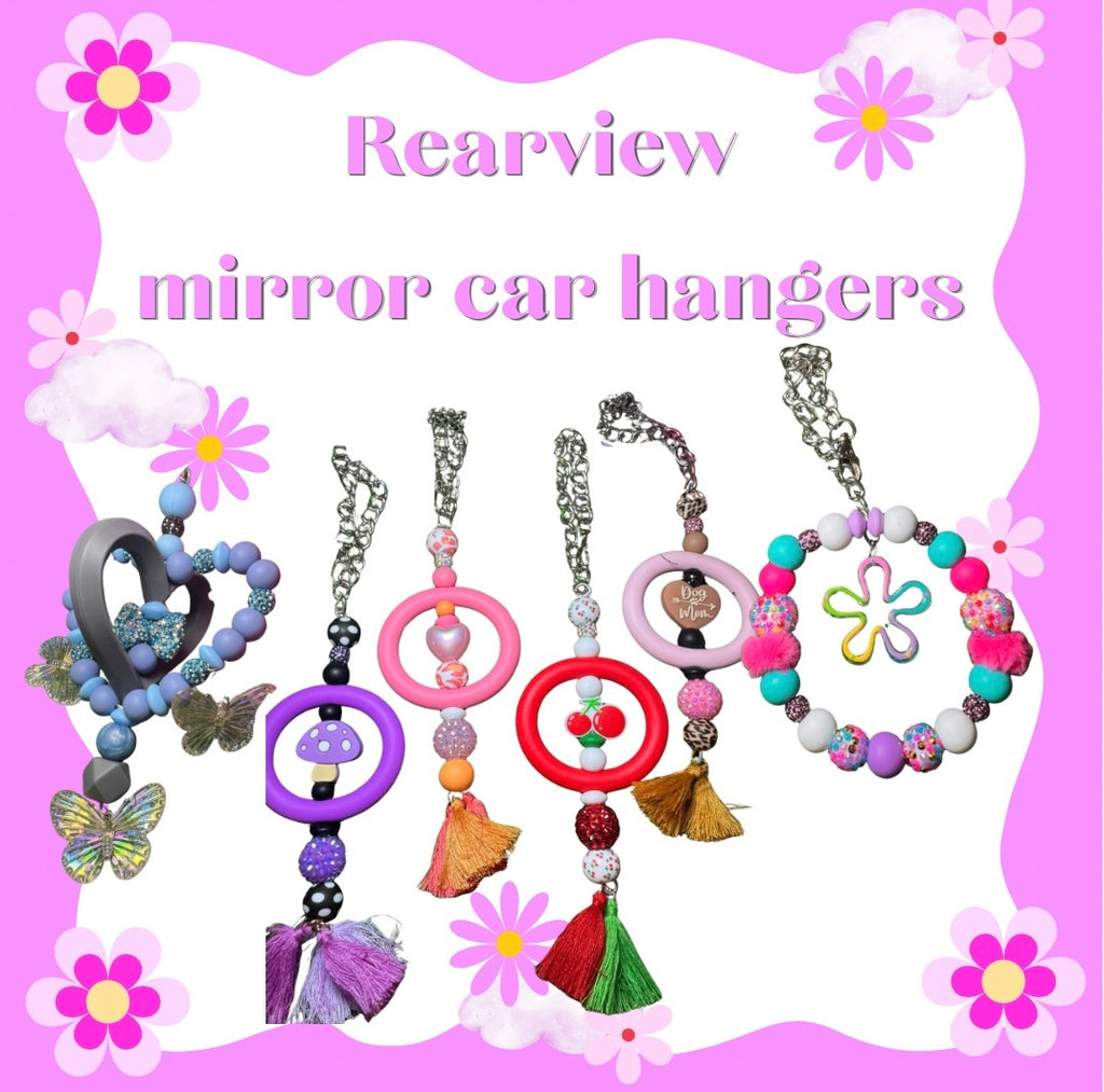 Rearview mirror car hangers