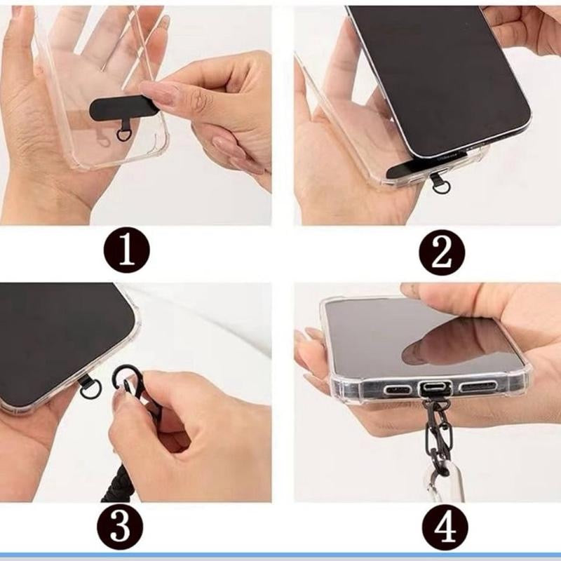 Phone charms w/metal 360 phone tab
