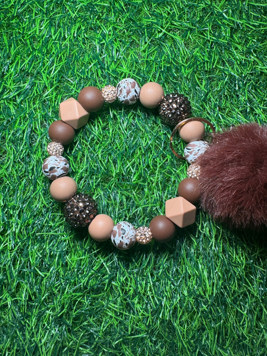Western chocolate wristlet