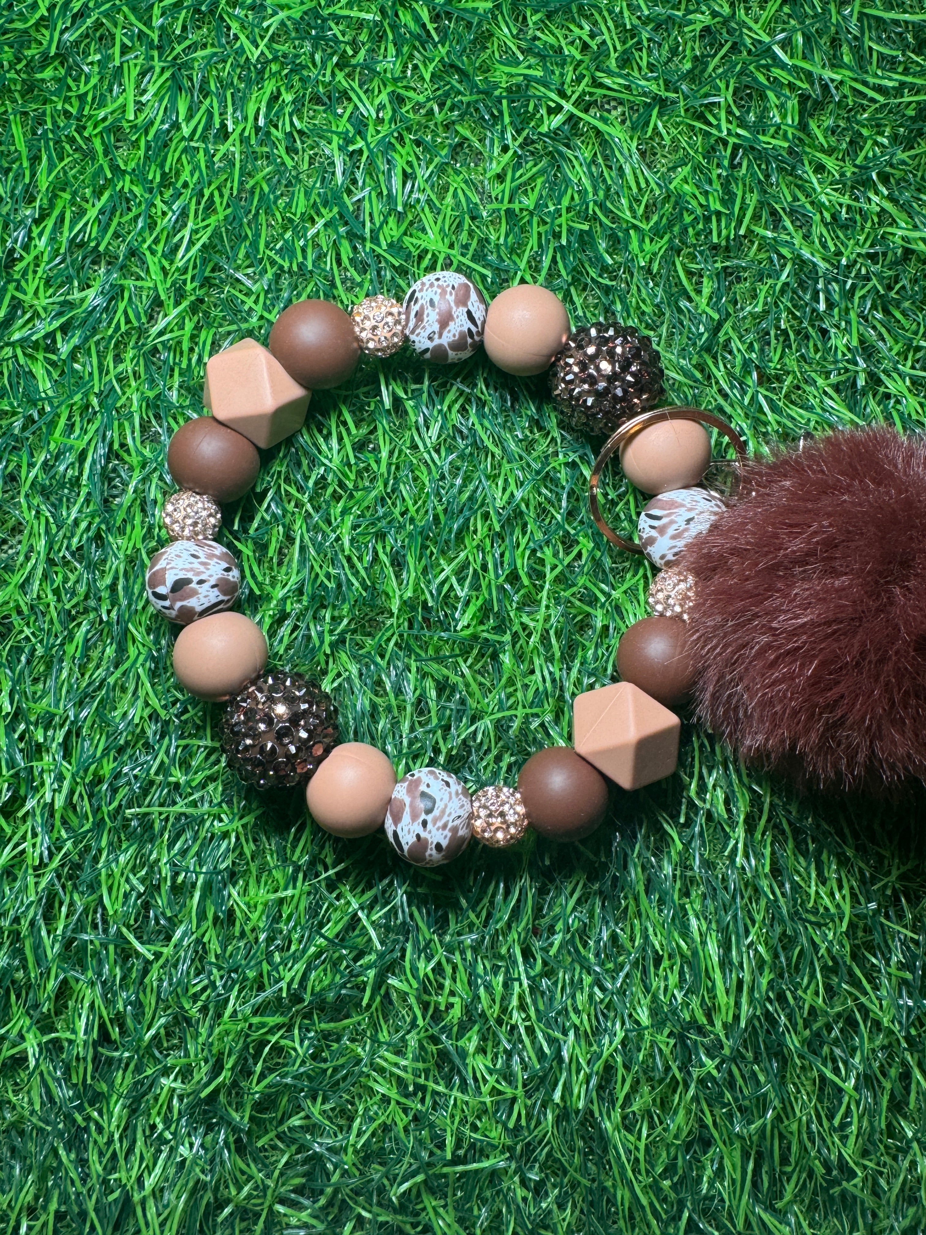 Western chocolate wristlet