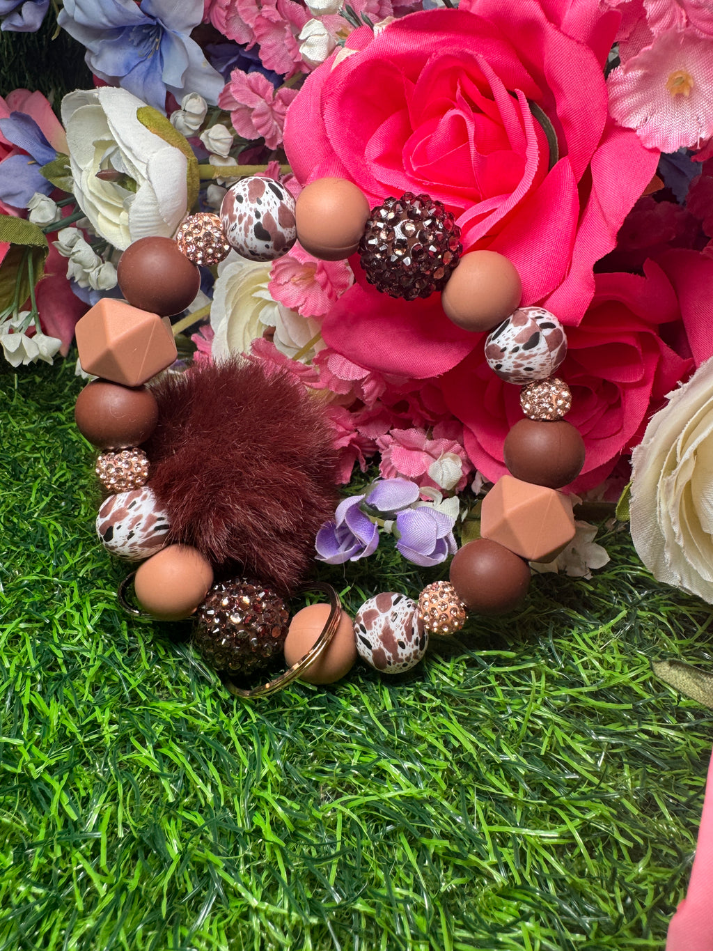 Western chocolate wristlet