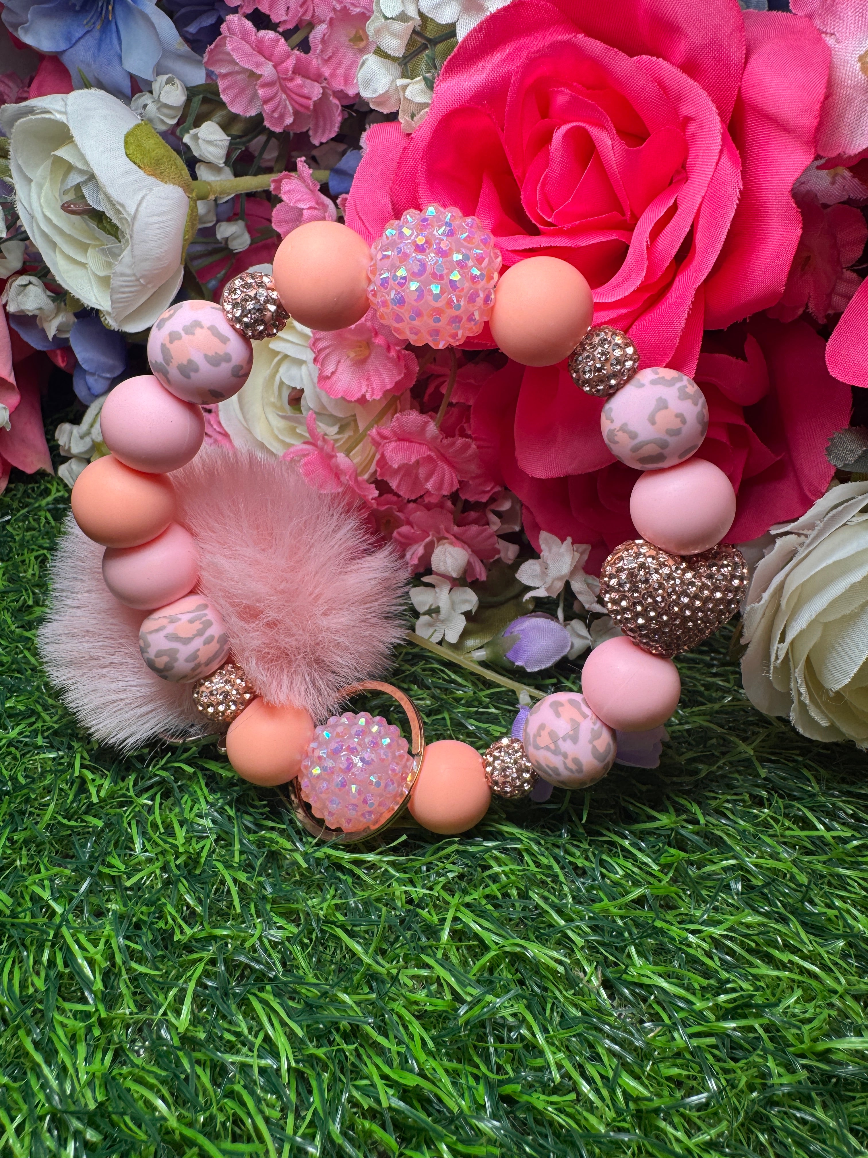Peachy sass wristlet