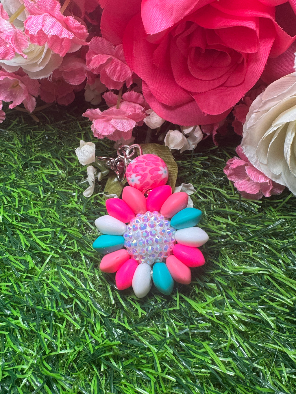 Flower Posie keychains